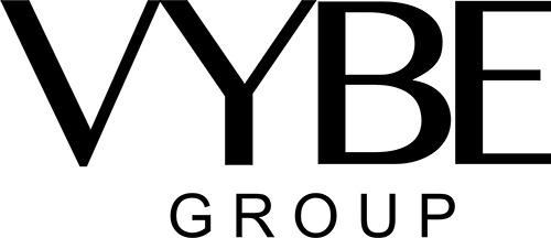 logo Vybe - nero